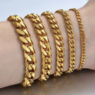 18k Gold Cuban Link Bracelet - Drip Culture Jewelry