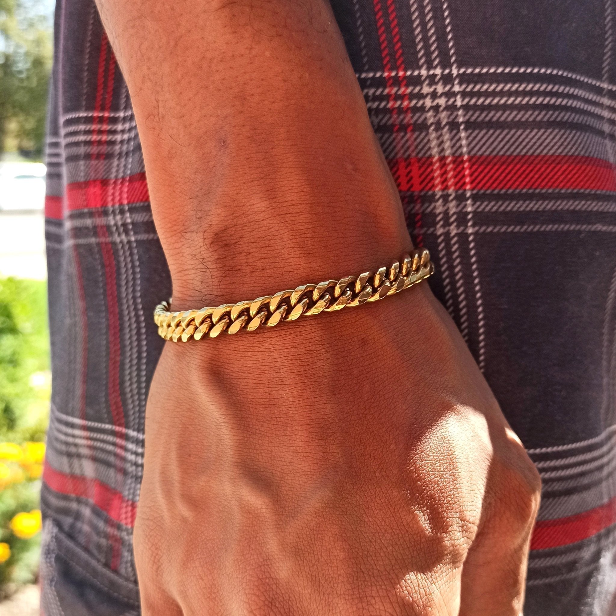 18k Gold Cuban Link Bracelet - Drip Culture Jewelry