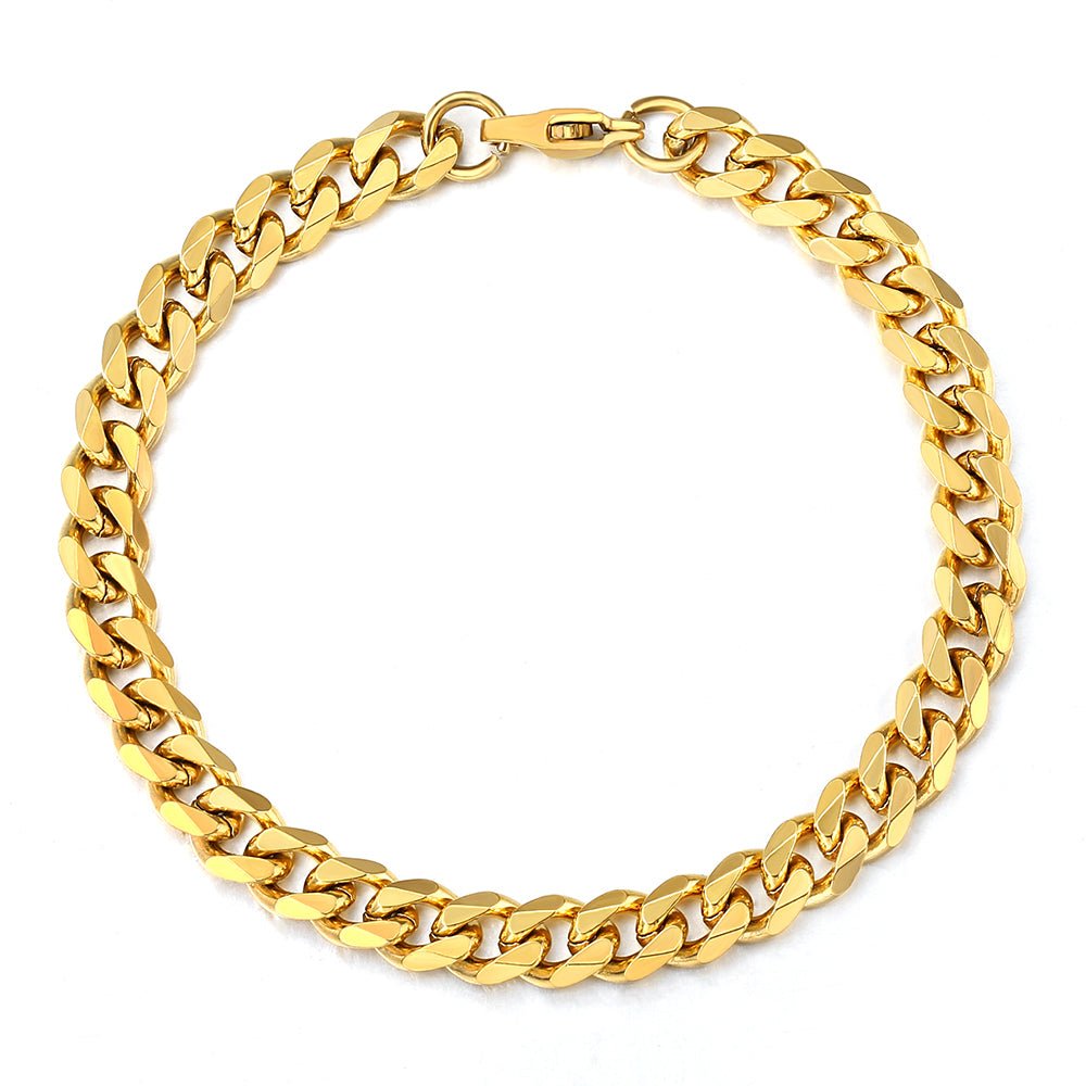 18k Gold Cuban Link Bracelet - Drip Culture Jewelry