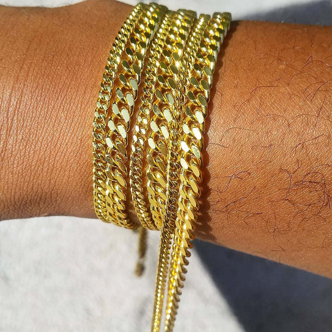18K Gold Cuban Link Chain - Drip Culture Jewelry
