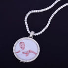 18K Gold Custom Diamond Picture Pendant - Drip Culture Jewelry