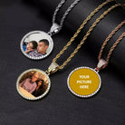 18K Gold Custom Diamond Picture Pendant - Drip Culture Jewelry
