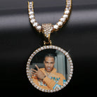 18K Gold Custom Diamond Picture Pendant - Drip Culture Jewelry