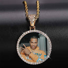 18K Gold Custom Diamond Picture Pendant - Drip Culture Jewelry