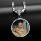 18K Gold Custom Diamond Picture Pendant - Drip Culture Jewelry
