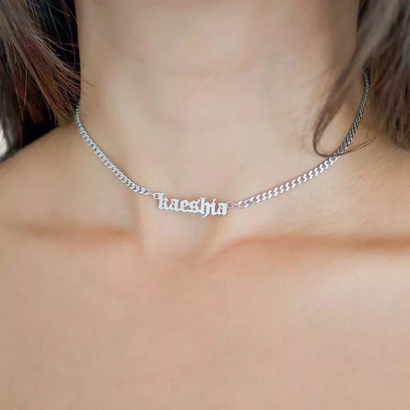 18K Gold Custom Name Necklace - Drip Culture Jewelry