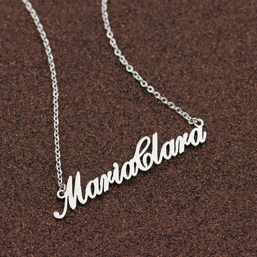 18K Gold Custom Name Necklace - Drip Culture Jewelry
