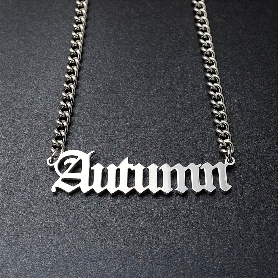 18K Gold Custom Name Necklace - Drip Culture Jewelry