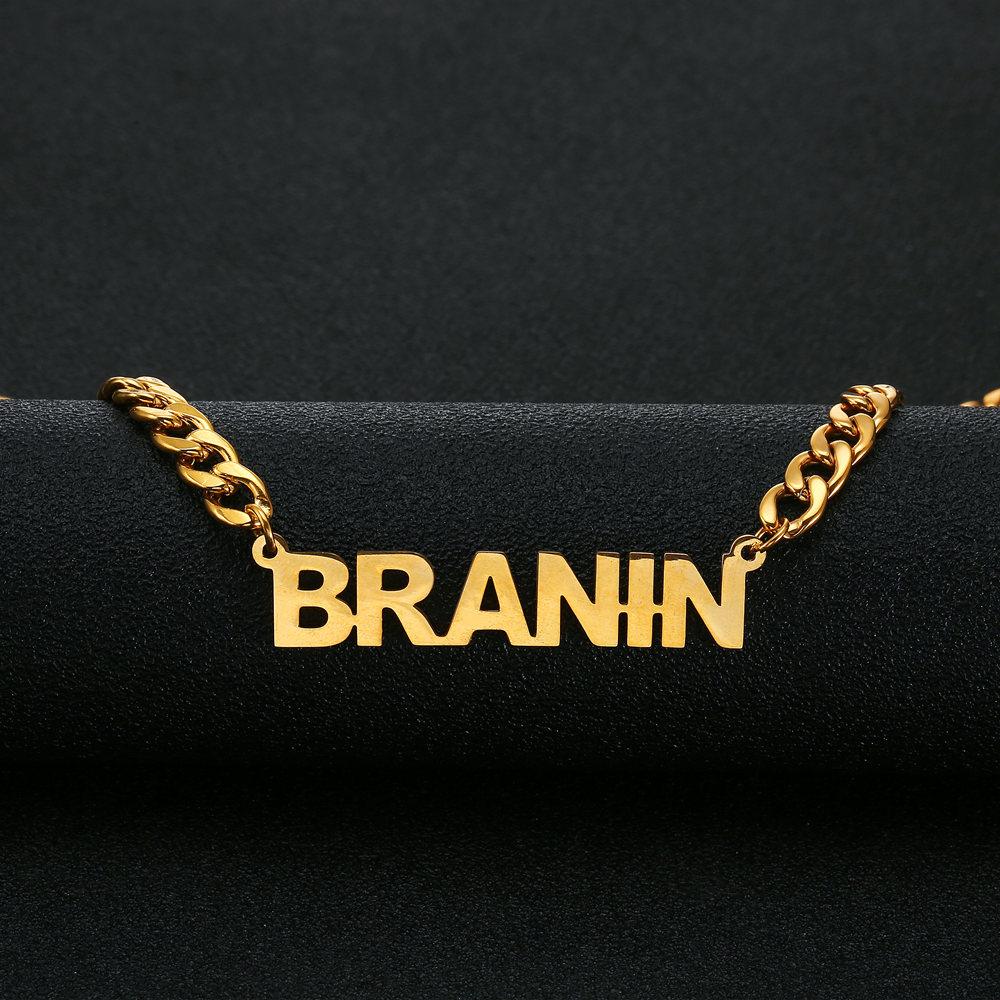 18K Gold Custom Name Necklace - Drip Culture Jewelry
