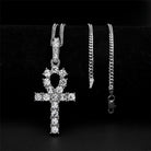 18K Gold Diamond Ankh - Drip Culture Jewelry