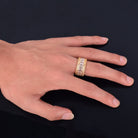 18k Gold Diamond Baguette Ring - Drip Culture Jewelry