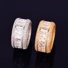 18k Gold Diamond Baguette Ring - Drip Culture Jewelry