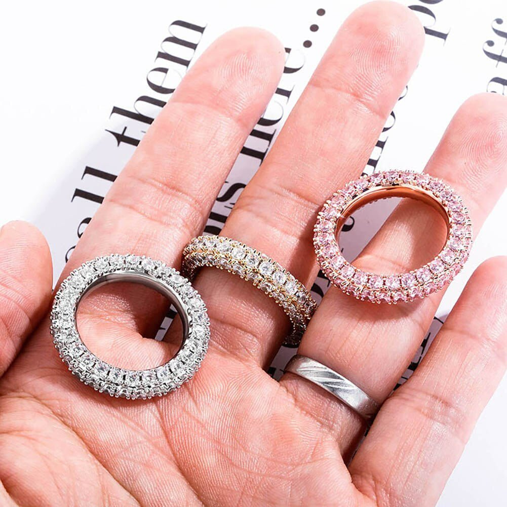 18K Gold Diamond Eternity Ring - Drip Culture Jewelry