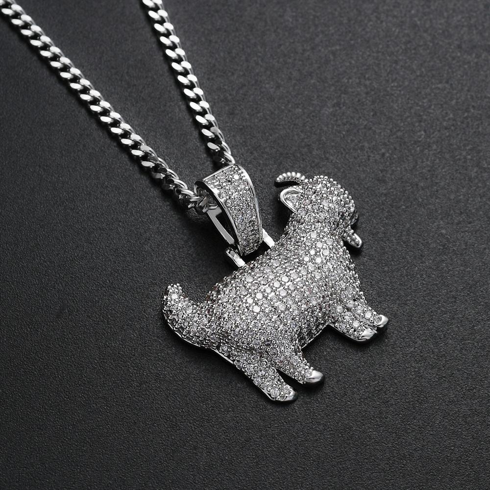 18k Gold Diamond Goat Set ( 3 Pieces ) - Drip Culture Jewelry