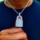 18K Gold Diamond Lock - Drip Culture Jewelry