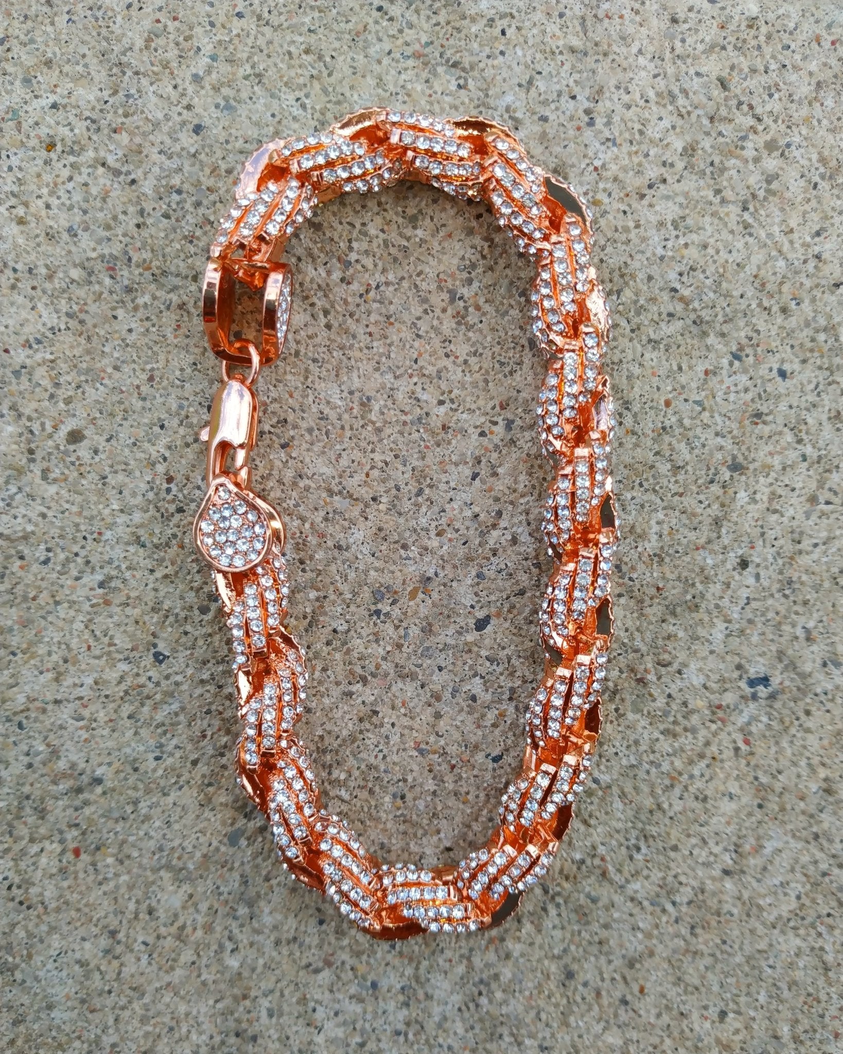 18K Gold Diamond Rope Bracelet - Drip Culture Jewelry
