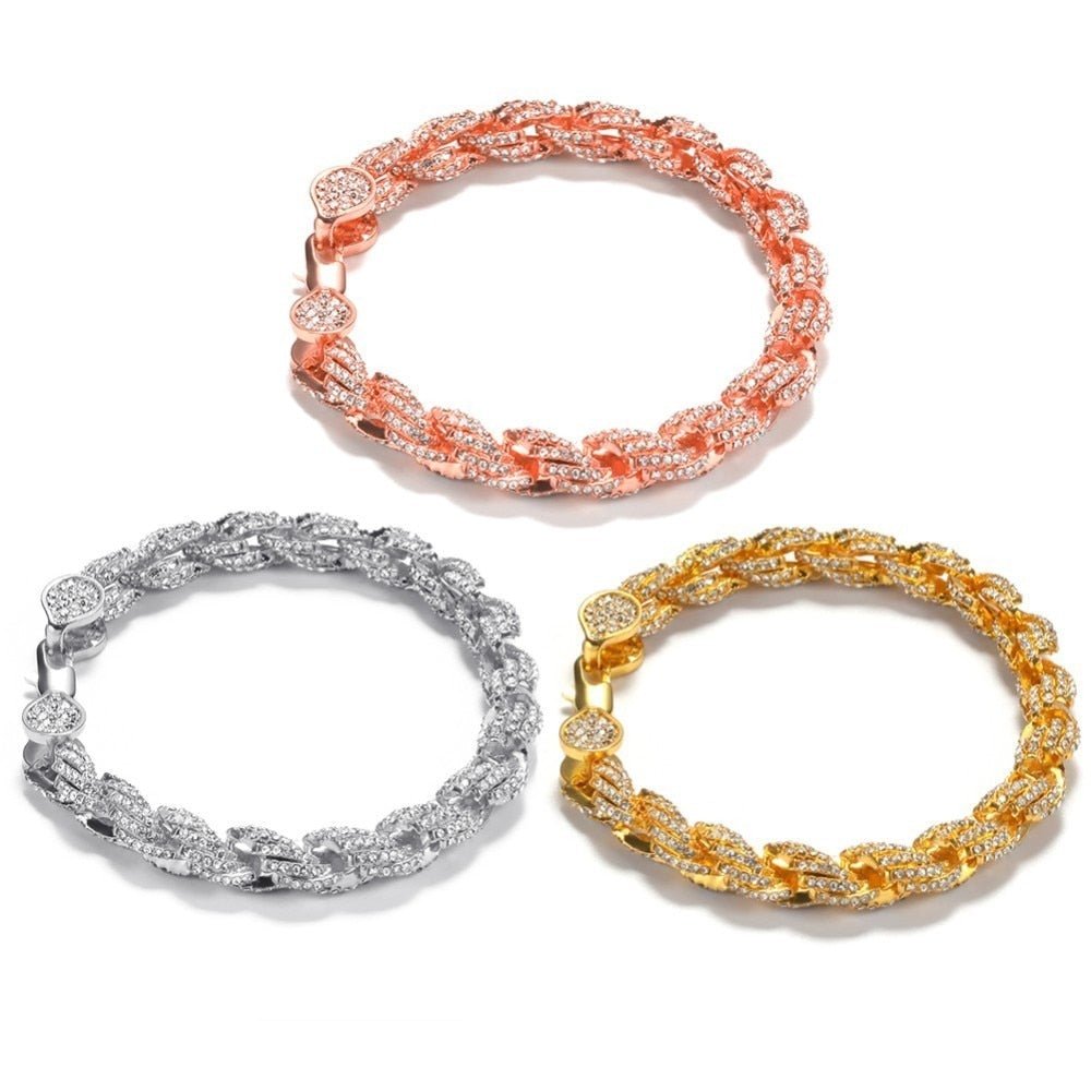 18K Gold Diamond Rope Bracelet - Drip Culture Jewelry