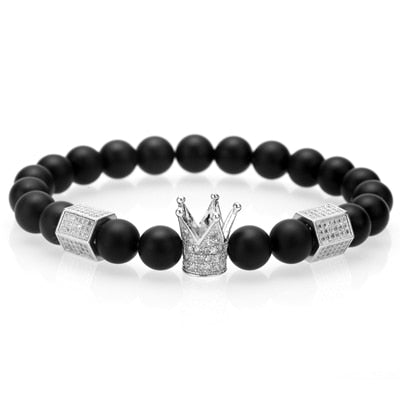 18K Gold Diamond Square Bracelet Set (3 Pieces) - Drip Culture Jewelry