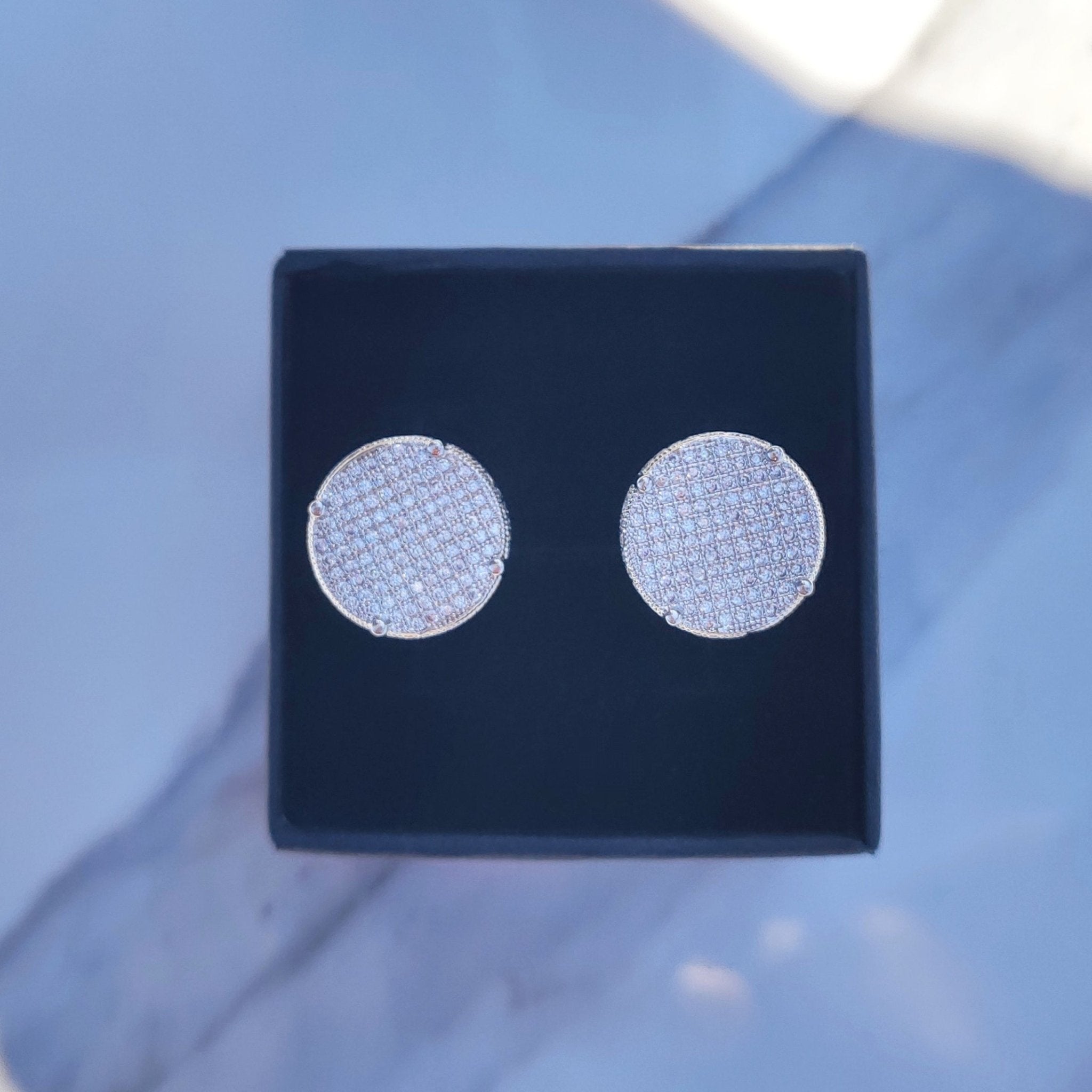 18k Gold Diamond Stud Earrings - Drip Culture Jewelry