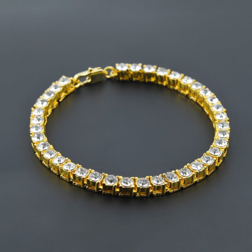 18K Gold Diamond Tennis Bracelet - Drip Culture Jewelry