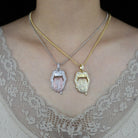 18K Gold Diamond Tongue - Drip Culture Jewelry