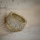 18K Gold Frozen Ring - Drip Culture Jewelry
