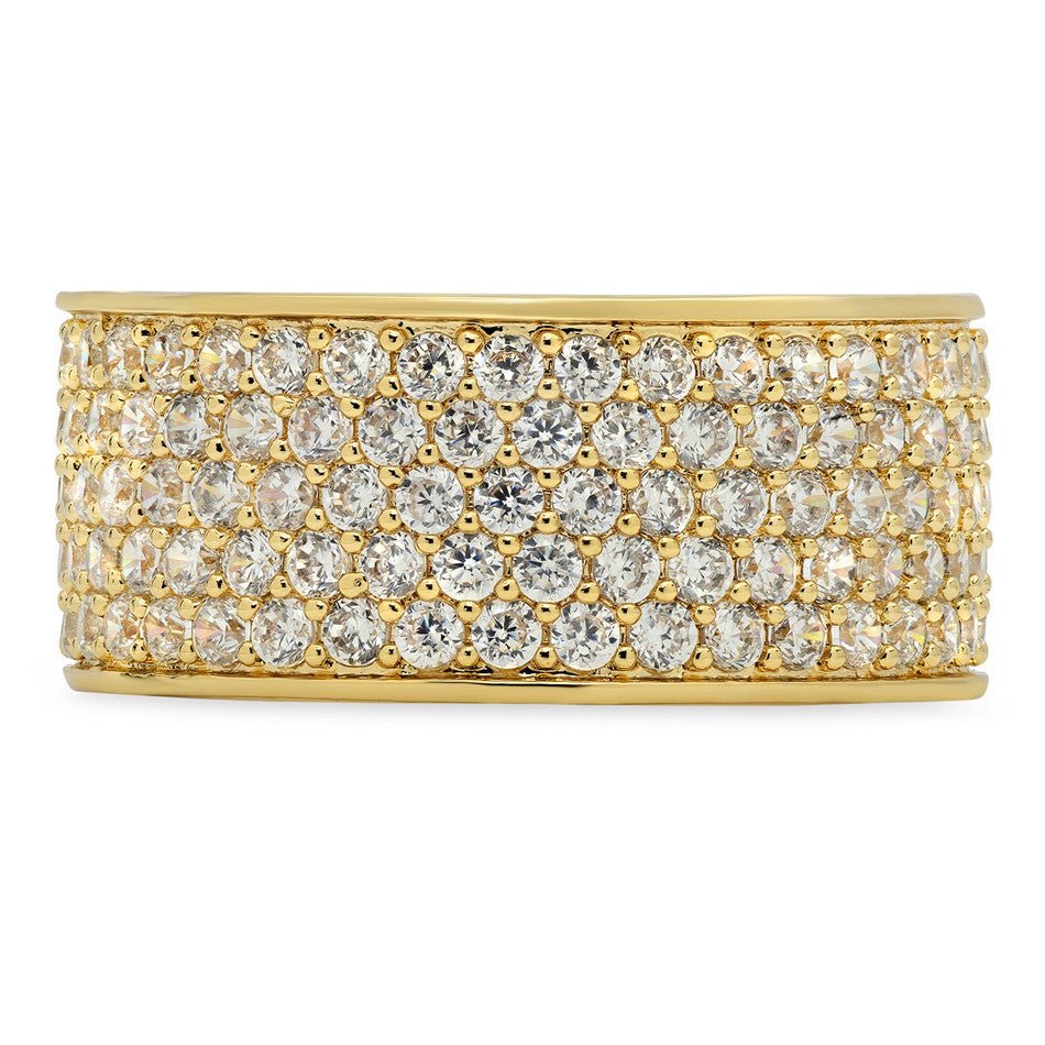 18K Gold Frozen Ring - Drip Culture Jewelry