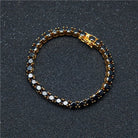 18K Gold Gemstone Tennis Bracelet - Drip Culture Jewelry