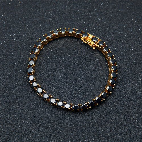 18K Gold Gemstone Tennis Bracelet - Drip Culture Jewelry
