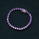 18K Gold Gemstone Tennis Bracelet - Drip Culture Jewelry