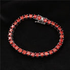 18K Gold Gemstone Tennis Bracelet - Drip Culture Jewelry
