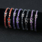18K Gold Gemstone Tennis Bracelet - Drip Culture Jewelry