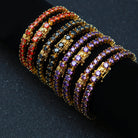18K Gold Gemstone Tennis Bracelet - Drip Culture Jewelry