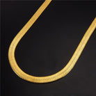 18k Gold Herringbone Chain - Drip Culture Jewelry