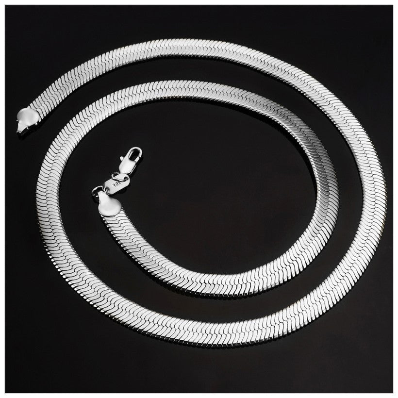 18k Gold Herringbone Chain - Drip Culture Jewelry