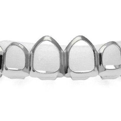 18K Gold Plated Open Face Grillz - Drip Culture Jewelry