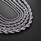 18K Gold Rope Chain (3mm - 8mm) - Drip Culture Jewelry
