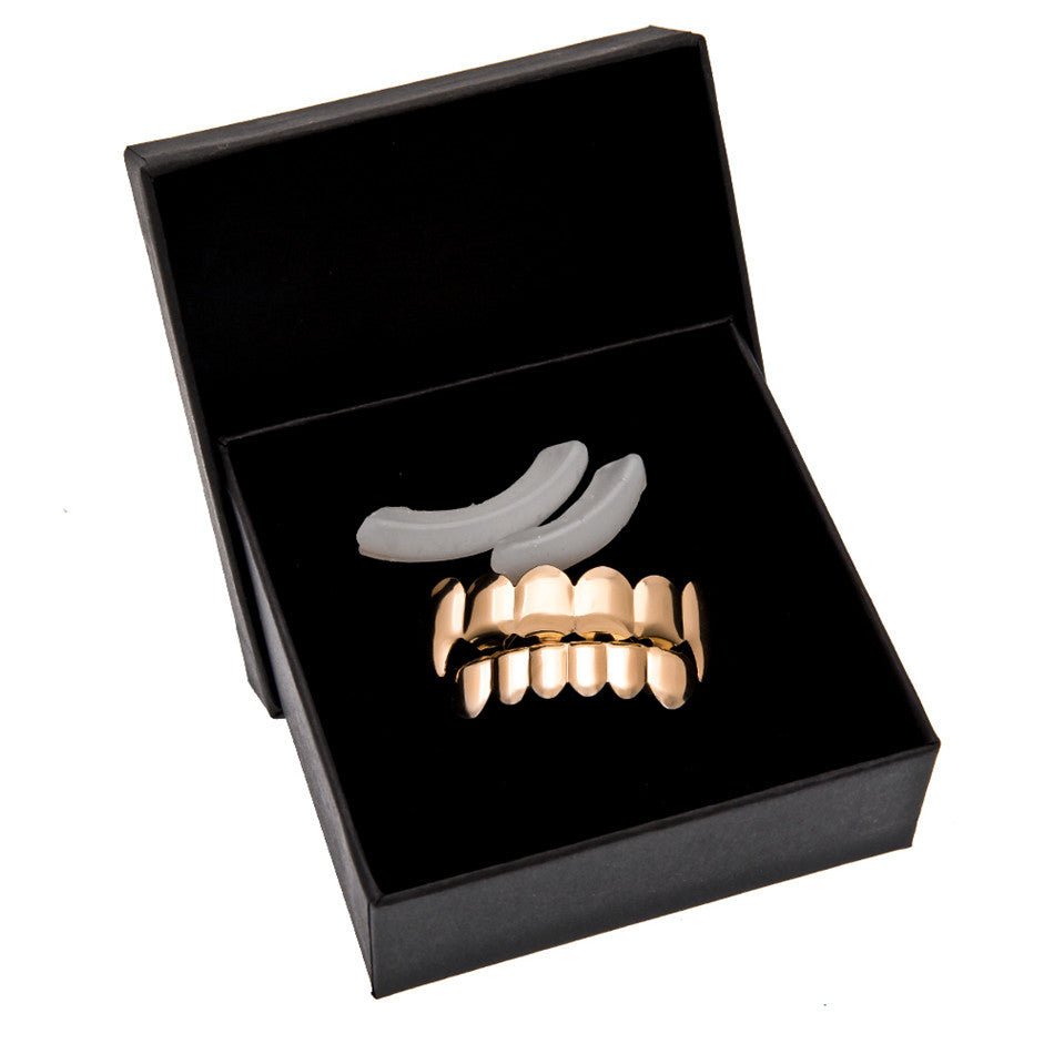 18K Gold Vampire Grillz - Drip Culture Jewelry