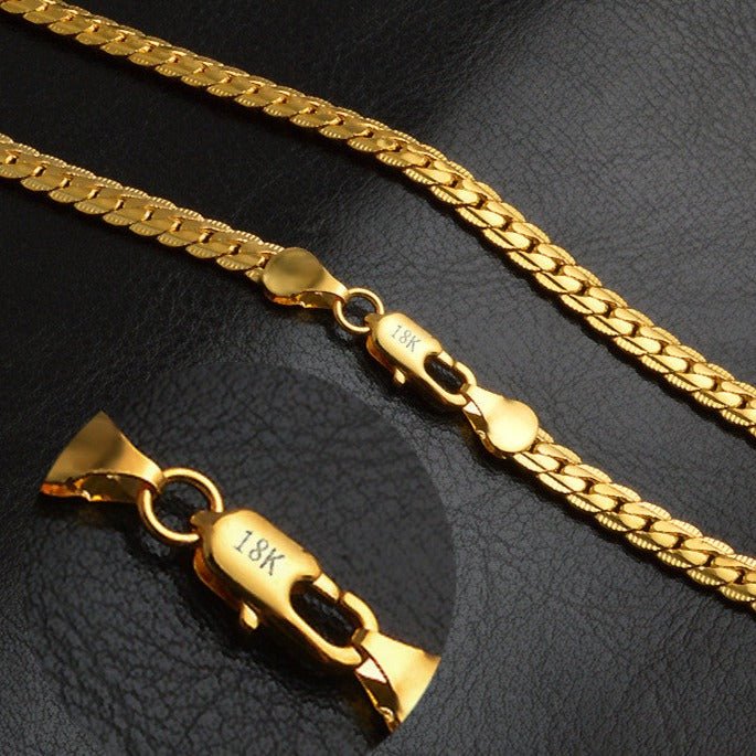 5mm 18K Gold Cuban Link Lace Chain - Drip Culture Jewelry