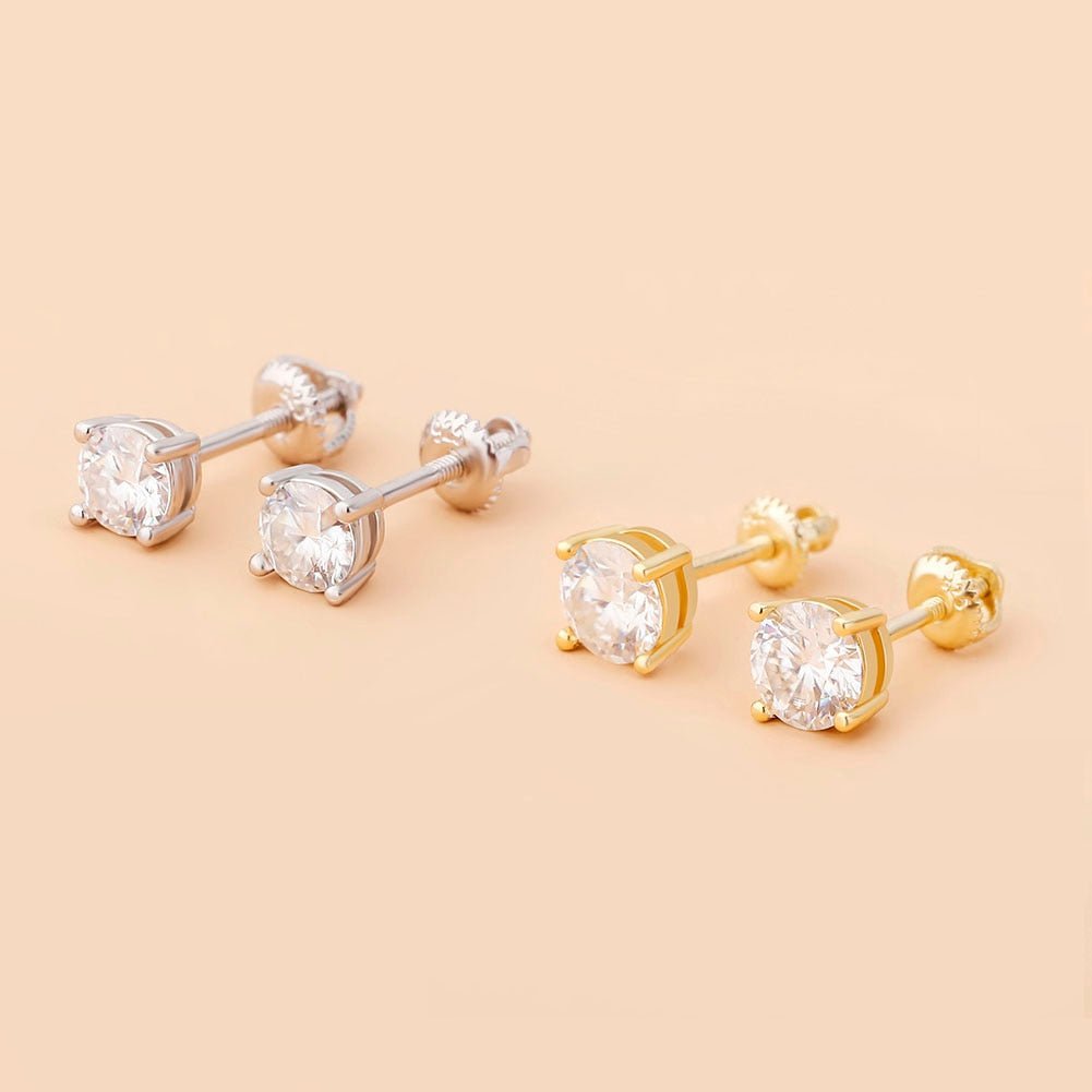 Moissanite Diamond Earrings - Drip Culture Jewelry
