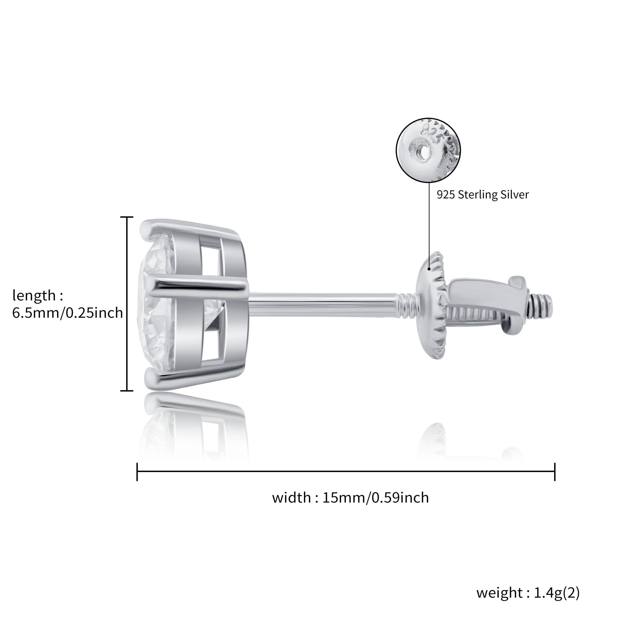Moissanite Diamond Earrings - Drip Culture Jewelry