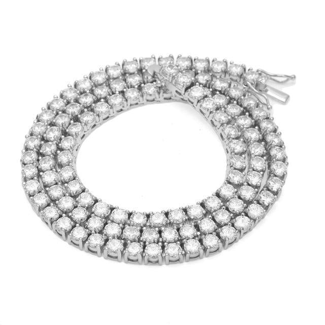 Premium 18K Gold Diamond Tennis Chain - Drip Culture Jewelry