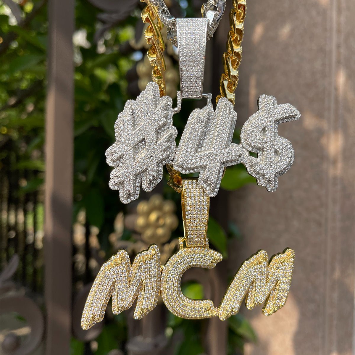 Thick Brush Font Custom Name Pendant - Drip Culture Jewelry