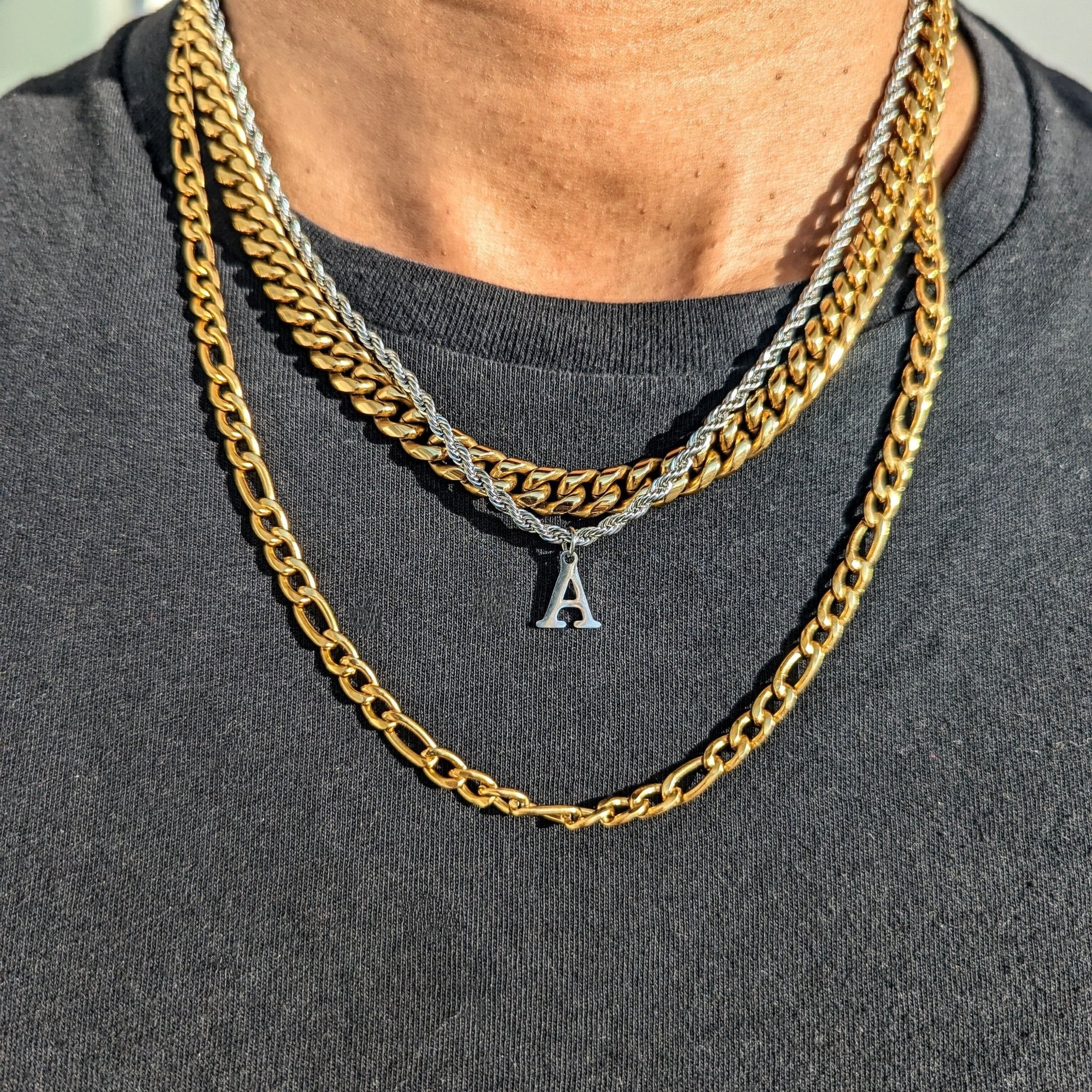 18k Gold Custom Letter Pendant - Drip Culture Jewelry