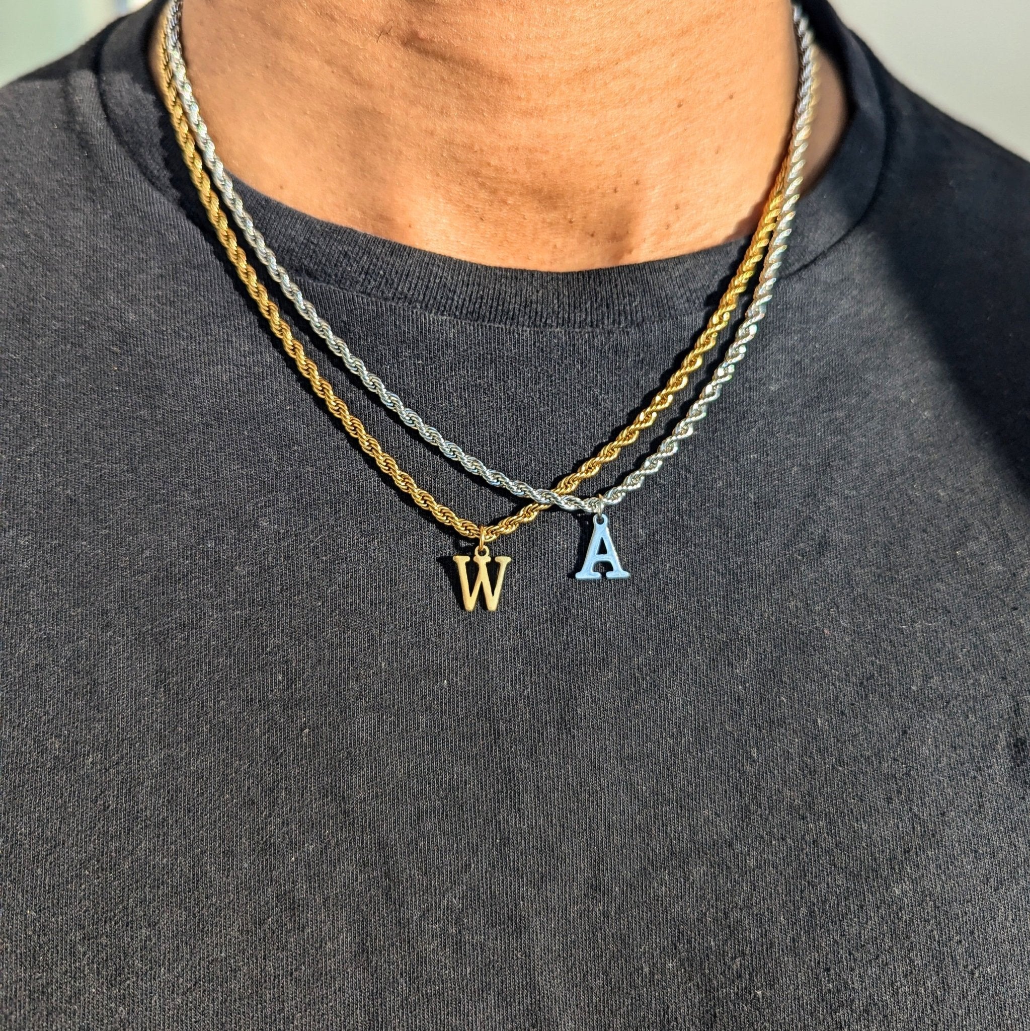 18k Gold Custom Letter Pendant - Drip Culture Jewelry