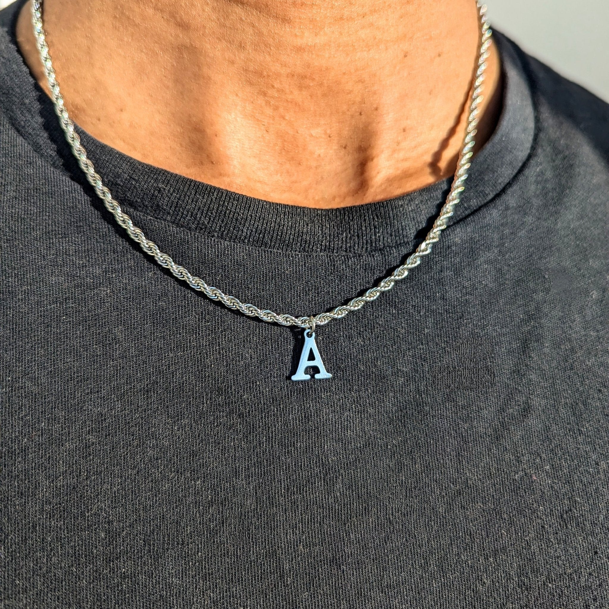 18k Gold Custom Letter Pendant - Drip Culture Jewelry