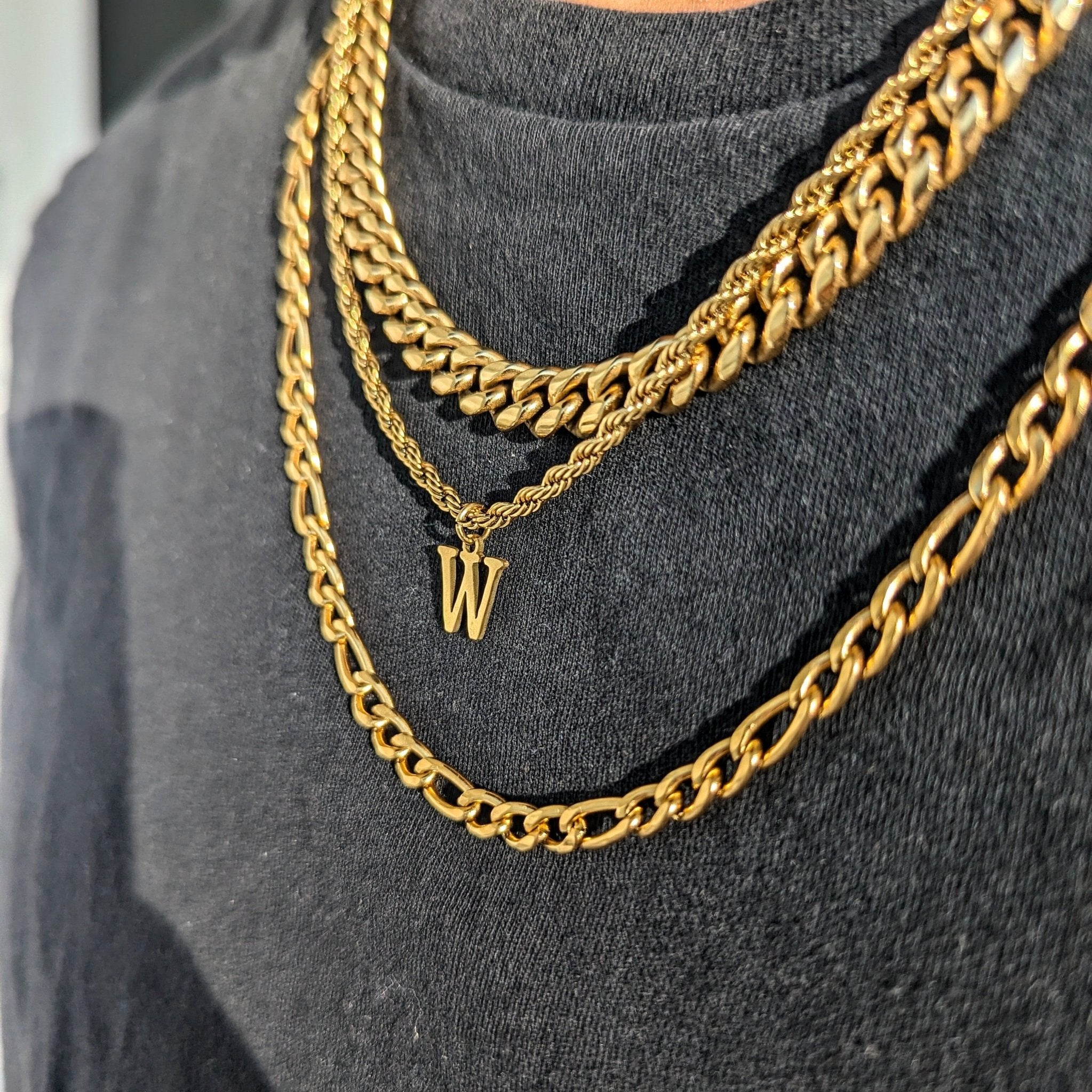 18k Gold Custom Letter Pendant - Drip Culture Jewelry