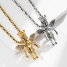 18K Gold Diamond Angel King - Drip Culture Jewelry