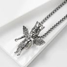 18K Gold Diamond Angel King - Drip Culture Jewelry