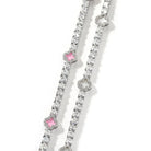 18k Gold Diamond Clover Tennis Bracelet - Drip Culture Jewelry